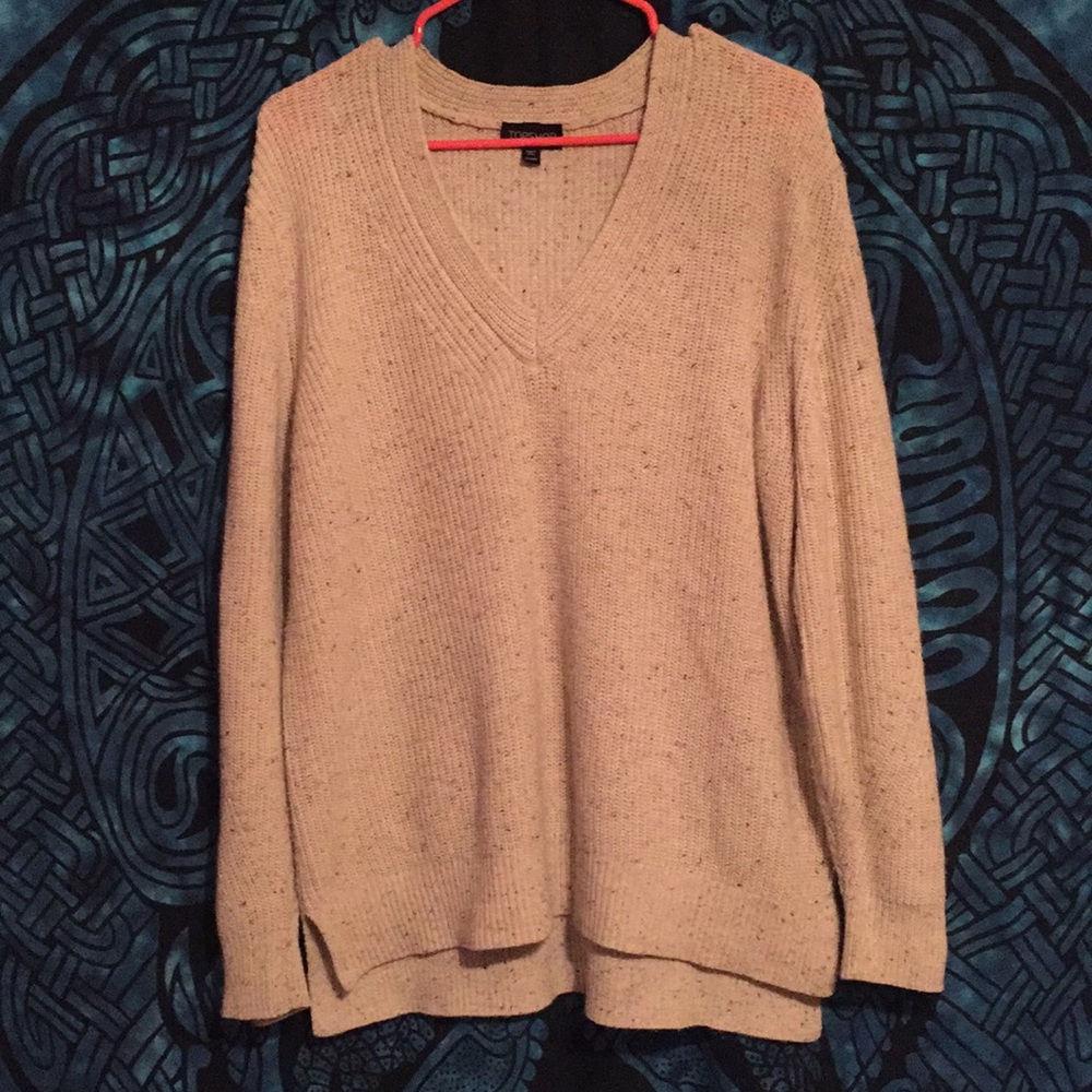 Topshop white sweater